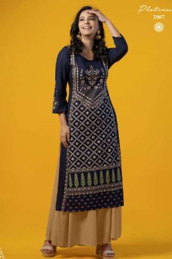 Psyna Platinum Vol 2 Kurti Wholesale Catalog 10 Pcs