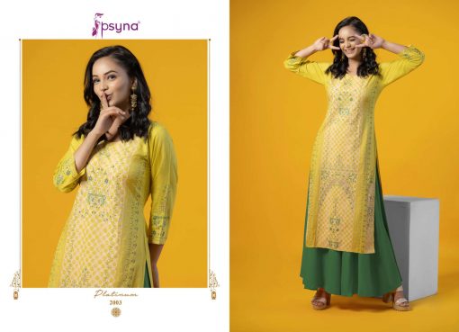 Psyna Platinum Vol 2 Kurti Wholesale Catalog 10 Pcs 4 510x369 - Psyna Platinum Vol 2 Kurti Wholesale Catalog 10 Pcs