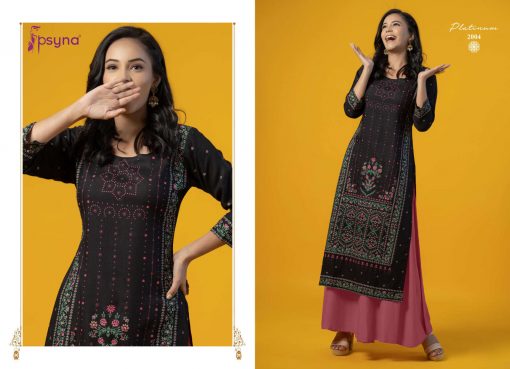 Psyna Platinum Vol 2 Kurti Wholesale Catalog 10 Pcs 5 510x369 - Psyna Platinum Vol 2 Kurti Wholesale Catalog 10 Pcs