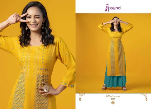 Psyna Platinum Vol 2 Kurti Wholesale Catalog 10 Pcs 6 510x369 - Psyna Platinum Vol 2 Kurti Wholesale Catalog 10 Pcs