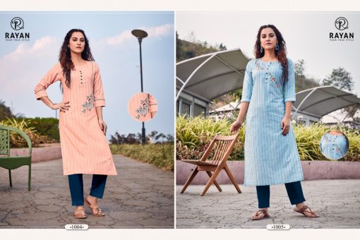 Rayan Sun City Vol 1 by R Studio Kurti with Pant Wholesale Catalog 6 Pcs 4 510x340 - Rayan Sun City Vol 1 by R Studio Kurti with Pant Wholesale Catalog 6 Pcs