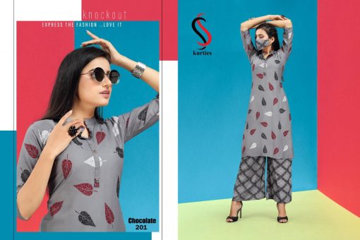 SS Chocolate Vol 2 Kurti with Palazzo Wholesale Catalog 6 Pcs 2 510x340 - SS Chocolate Vol 2 Kurti with Palazzo Wholesale Catalog 6 Pcs