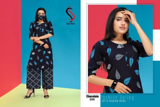 SS Chocolate Vol 2 Kurti with Palazzo Wholesale Catalog 6 Pcs 4 510x340 - SS Chocolate Vol 2 Kurti with Palazzo Wholesale Catalog 6 Pcs