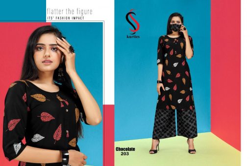 SS Chocolate Vol 2 Kurti with Palazzo Wholesale Catalog 6 Pcs 7 510x340 - SS Chocolate Vol 2 Kurti with Palazzo Wholesale Catalog 6 Pcs