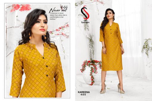 SS Kareena Vol 4 Kurti Wholesale Catalog 10 Pcs 8 510x340 - SS Kareena Vol 4 Kurti Wholesale Catalog 10 Pcs