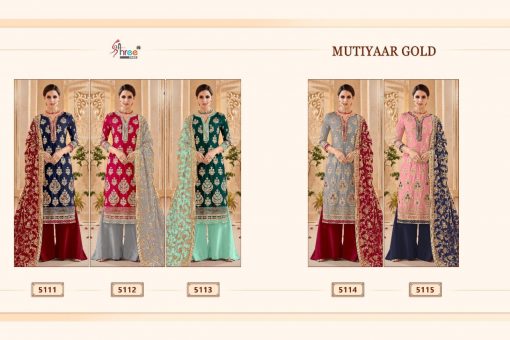 Shree Fabs Mutiyaar Gold Salwar Suit Wholesale Catalog 5 Pcs 8 510x340 - Shree Fabs Mutiyaar Gold Salwar Suit Wholesale Catalog 5 Pcs