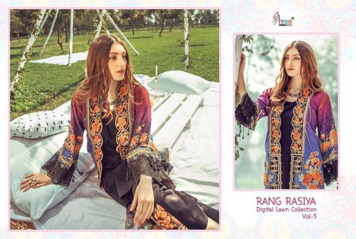 Shree Fabs Rang Rasiya Digital Lawn Collection Vol 3 Salwar Suit Wholesale Catalog 7 Pcs 16 510x342 - Shree Fabs Rang Rasiya Digital Lawn Collection Vol 3 Salwar Suit Wholesale Catalog 7 Pcs