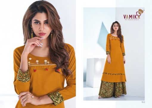 Vamika Plazo Vol 3 Kurti with Palazzo Wholesale Catalog 7 Pcs 10 510x362 - Vamika Plazo Vol 3 Kurti with Palazzo Wholesale Catalog 7 Pcs