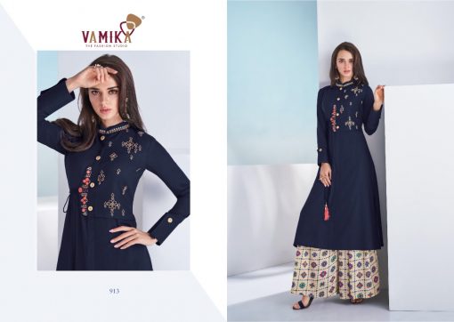 Vamika Plazo Vol 3 Kurti with Palazzo Wholesale Catalog 7 Pcs 6 510x362 - Vamika Plazo Vol 3 Kurti with Palazzo Wholesale Catalog 7 Pcs