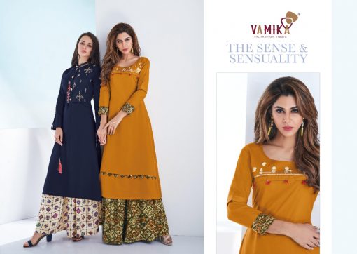 Vamika Plazo Vol 3 Kurti with Palazzo Wholesale Catalog 7 Pcs 8 510x362 - Vamika Plazo Vol 3 Kurti with Palazzo Wholesale Catalog 7 Pcs