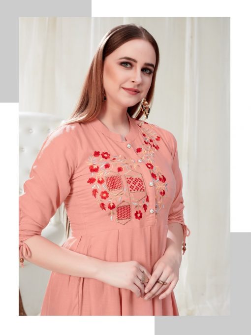 Vee Fab Vegas Kurti Wholesale Catalog 8 Pcs 10 510x680 - Vee Fab Vegas Kurti Wholesale Catalog 8 Pcs