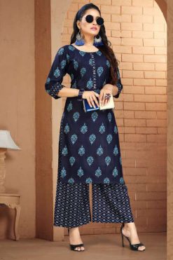 Alexa Kurti with Palazzo Wholesale Catalog 6 Pcs