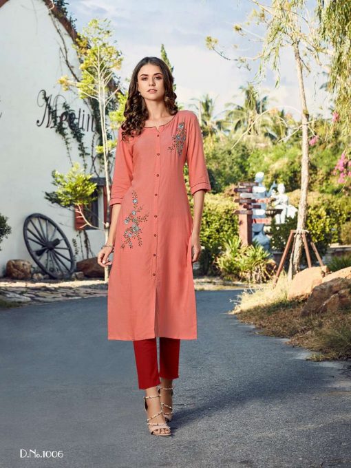 Baanvi Marigold Vol 1 by Rani Kurti Wholesale Catalog 8 Pcs 10 510x680 - Baanvi Marigold Vol 1 by Rani Kurti Wholesale Catalog 8 Pcs