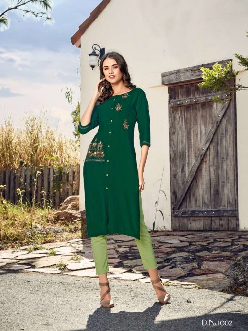 Baanvi Marigold Vol 1 by Rani Kurti Wholesale Catalog 8 Pcs 5 510x680 - Baanvi Marigold Vol 1 by Rani Kurti Wholesale Catalog 8 Pcs