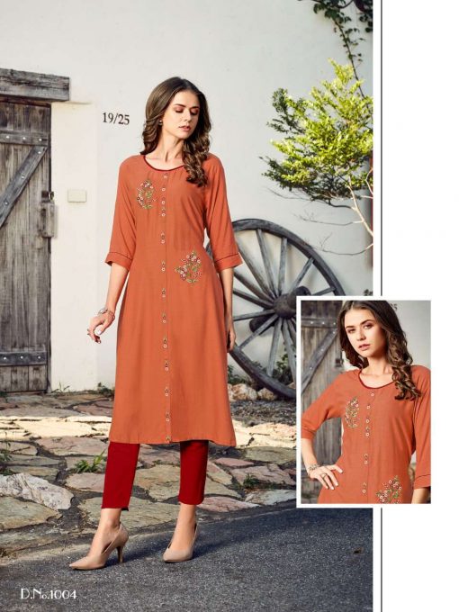 Baanvi Marigold Vol 1 by Rani Kurti Wholesale Catalog 8 Pcs 7 510x680 - Baanvi Marigold Vol 1 by Rani Kurti Wholesale Catalog 8 Pcs