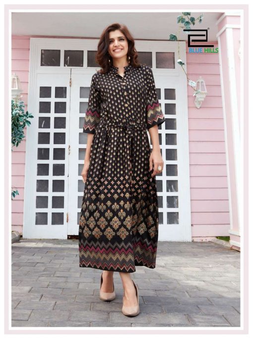 Blue Hills Royal Touch Kurti Wholesale Catalog 4 Pcs 1 510x680 - Blue Hills Royal Touch Kurti Wholesale Catalog 4 Pcs