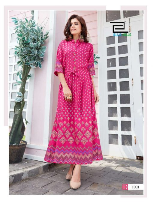 Blue Hills Royal Touch Kurti Wholesale Catalog 4 Pcs 10 510x680 - Blue Hills Royal Touch Kurti Wholesale Catalog 4 Pcs