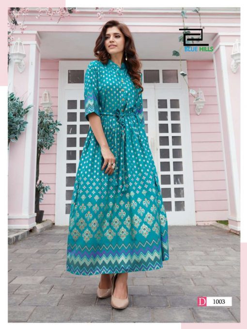 Blue Hills Royal Touch Kurti Wholesale Catalog 4 Pcs 4 510x680 - Blue Hills Royal Touch Kurti Wholesale Catalog 4 Pcs