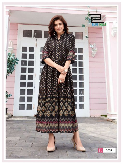 Blue Hills Royal Touch Kurti Wholesale Catalog 4 Pcs 7 510x680 - Blue Hills Royal Touch Kurti Wholesale Catalog 4 Pcs