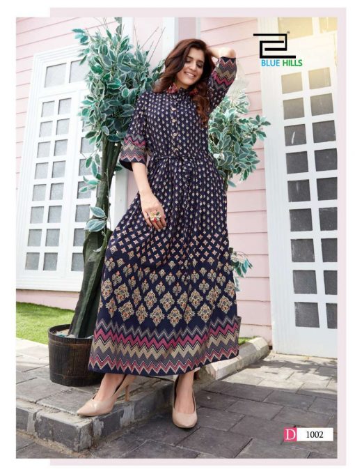 Blue Hills Royal Touch Kurti Wholesale Catalog 4 Pcs 8 510x680 - Blue Hills Royal Touch Kurti Wholesale Catalog 4 Pcs