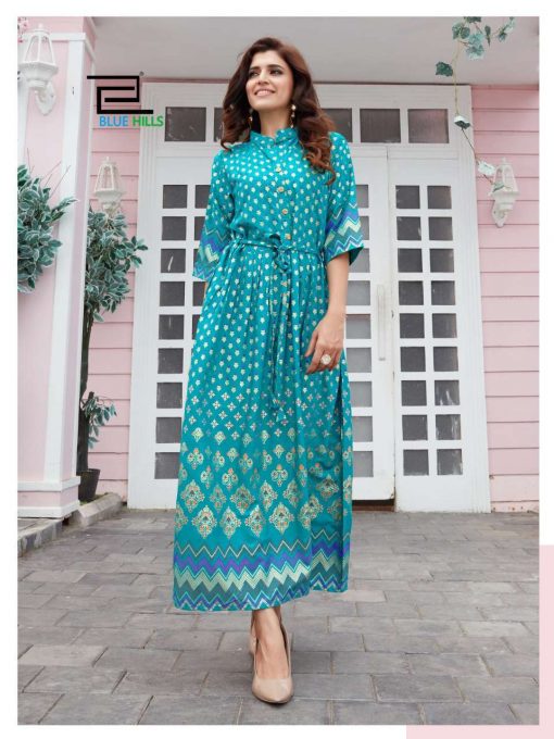 Blue Hills Royal Touch Kurti Wholesale Catalog 4 Pcs 9 510x680 - Blue Hills Royal Touch Kurti Wholesale Catalog 4 Pcs