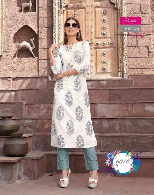 Diya Trends Biba’s Vol 6 by Kajal Style Kurti with Palazzo or Pant Wholesale Catalog 14 Pcs 13 510x646 - Diya Trends Biba’s Vol 6 by Kajal Style Kurti with Palazzo or Pant Wholesale Catalog 14 Pcs