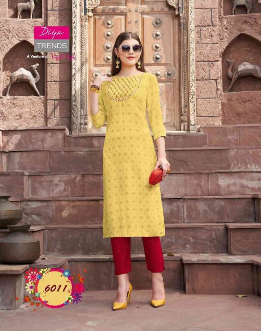 Diya Trends Biba’s Vol 6 by Kajal Style Kurti with Palazzo or Pant Wholesale Catalog 14 Pcs 14 510x646 - Diya Trends Biba’s Vol 6 by Kajal Style Kurti with Palazzo or Pant Wholesale Catalog 14 Pcs