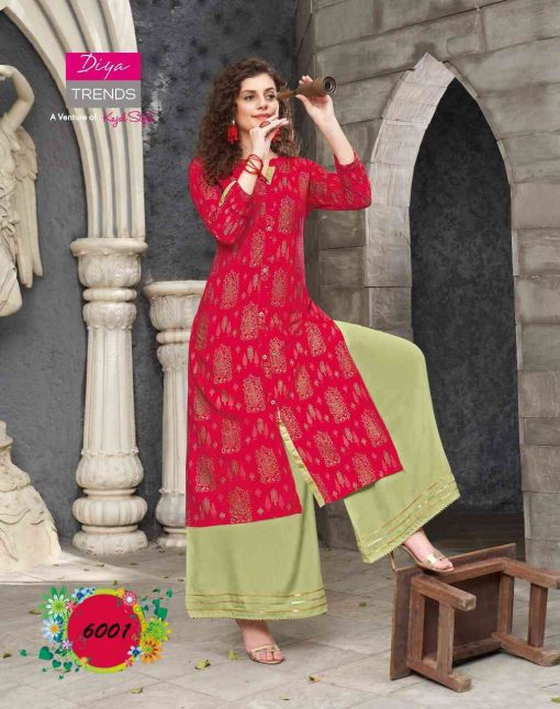 Diya Trends Biba’s Vol 6 by Kajal Style Kurti with Palazzo or Pant Wholesale Catalog 14 Pcs 2 510x646 - Diya Trends Biba’s Vol 6 by Kajal Style Kurti with Palazzo or Pant Wholesale Catalog 14 Pcs