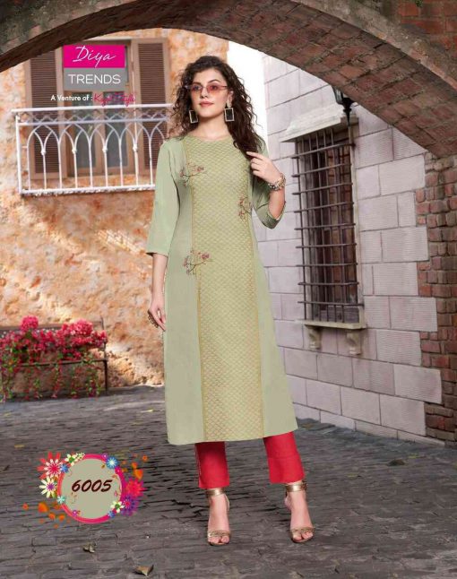 Diya Trends Biba’s Vol 6 by Kajal Style Kurti with Palazzo or Pant Wholesale Catalog 14 Pcs 7 510x646 - Diya Trends Biba’s Vol 6 by Kajal Style Kurti with Palazzo or Pant Wholesale Catalog 14 Pcs