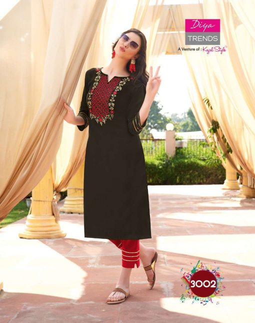 Diya Trends Forever Vol 3 by Kajal Style Kurti with Pant Wholesale Catalog 12 Pcs 2 510x646 - Diya Trends Forever Vol 3 by Kajal Style Kurti with Pant Wholesale Catalog 12 Pcs