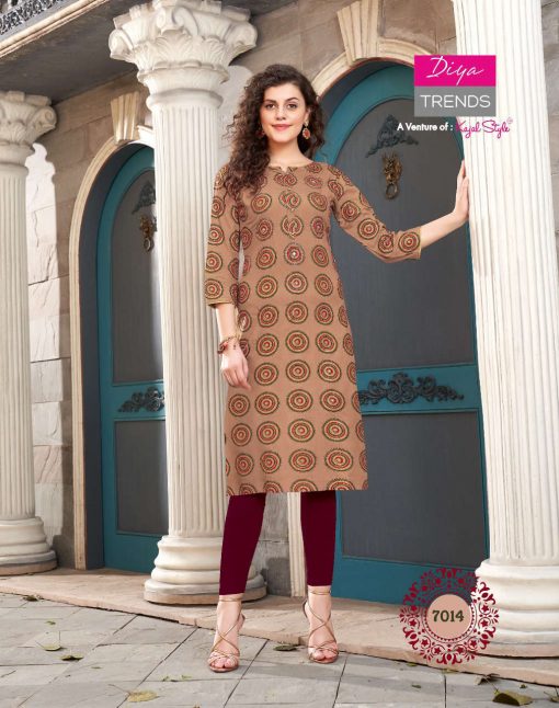 Diya Trends Gardencity Vol 7 by Kajal Style Kurti Wholesale Catalog 20 Pcs 14 510x646 - Diya Trends Gardencity Vol 7 by Kajal Style Kurti Wholesale Catalog 20 Pcs