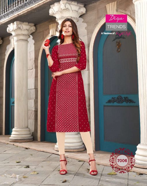 Diya Trends Gardencity Vol 7 by Kajal Style Kurti Wholesale Catalog 20 Pcs 6 510x646 - Diya Trends Gardencity Vol 7 by Kajal Style Kurti Wholesale Catalog 20 Pcs