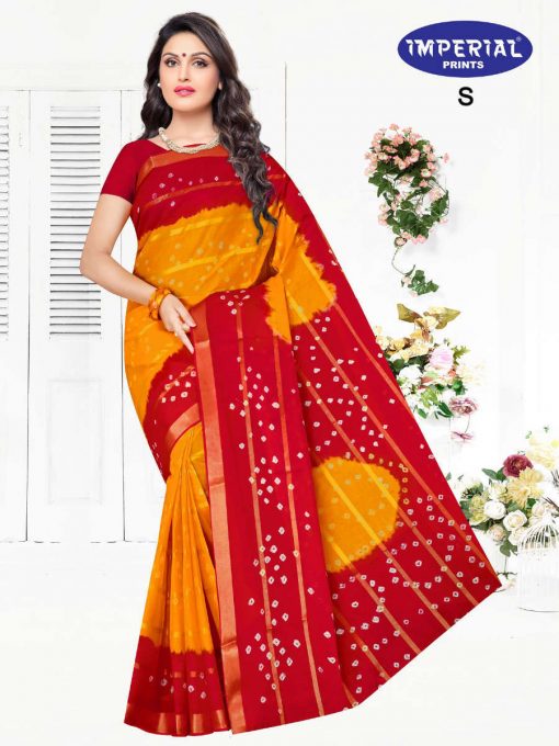 Imperial Gold Bandhani Saree Sari Wholesale Catalog 10 Pcs 3 510x680 - Imperial Gold Bandhani Saree Sari Wholesale Catalog 10 Pcs