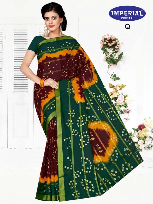 Imperial Gold Bandhani Saree Sari Wholesale Catalog 10 Pcs 4 510x680 - Imperial Gold Bandhani Saree Sari Wholesale Catalog 10 Pcs