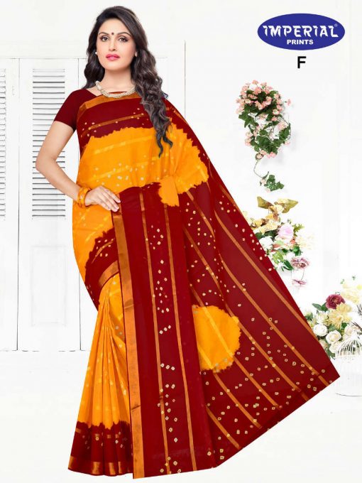 Imperial Gold Bandhani Saree Sari Wholesale Catalog 10 Pcs 8 510x680 - Imperial Gold Bandhani Saree Sari Wholesale Catalog 10 Pcs