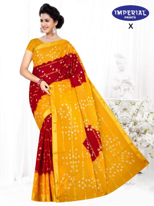 Imperial Gold Bandhani Saree Sari Wholesale Catalog 10 Pcs 9 510x680 - Imperial Gold Bandhani Saree Sari Wholesale Catalog 10 Pcs