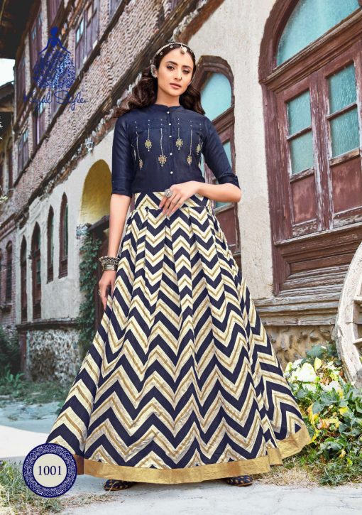 Kajal Style Fashion Fabulous Vol 1 Kurti with Skirt Wholesale Catalog 8 Pcs 4 510x725 - Kajal Style Fashion Fabulous Vol 1 Kurti with Skirt Wholesale Catalog 8 Pcs