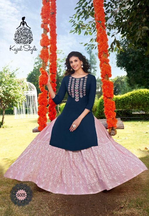 Kajal Style Fashion Label Vol 6 Kurti with Palazzo Sharara Pant Skirt Wholesale Catalog 12 Pcs 5 510x738 - Kajal Style Fashion Label Vol 6 Kurti with Palazzo Sharara Pant Skirt Wholesale Catalog 12 Pcs