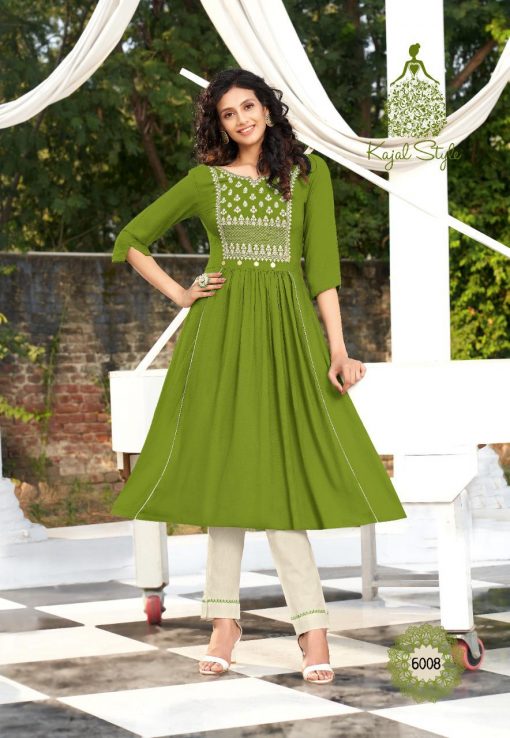 Kajal Style Fashion Label Vol 6 Kurti with Palazzo Sharara Pant Skirt Wholesale Catalog 12 Pcs 6 510x738 - Kajal Style Fashion Label Vol 6 Kurti with Palazzo Sharara Pant Skirt Wholesale Catalog 12 Pcs