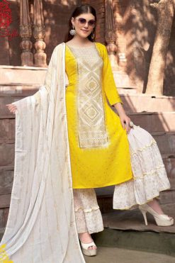 Kajal Style Gulzar Vol 4 Kurti with Dupatta Bottom Wholesale Catalog 8 Pcs