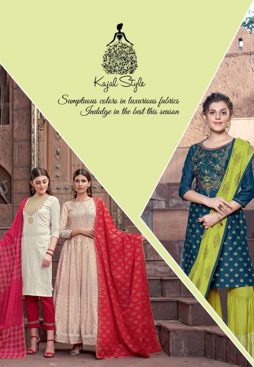 Kajal Style Gulzar Vol 4 Kurti with Dupatta Bottom Wholesale Catalog 8 Pcs 2 510x738 - Kajal Style Gulzar Vol 4 Kurti with Dupatta Bottom Wholesale Catalog 8 Pcs