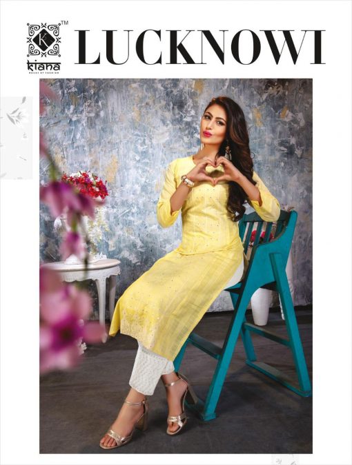 Kiana Lucknowi Kurti with Pant Wholesale Catalog 6 Pcs 1 510x675 - Kiana Lucknowi Kurti with Pant Wholesale Catalog 6 Pcs