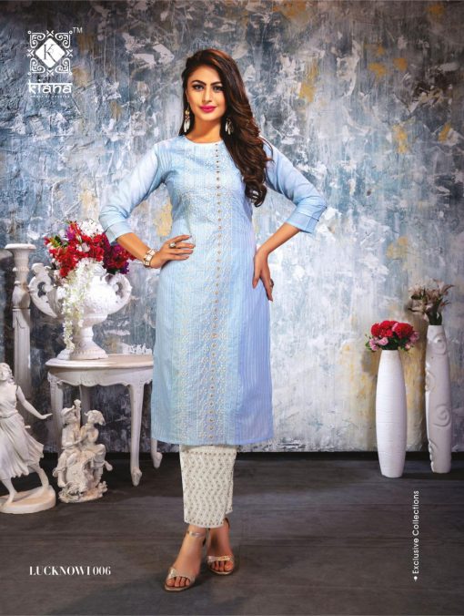 Kiana Lucknowi Kurti with Pant Wholesale Catalog 6 Pcs 21 510x676 - Kiana Lucknowi Kurti with Pant Wholesale Catalog 6 Pcs