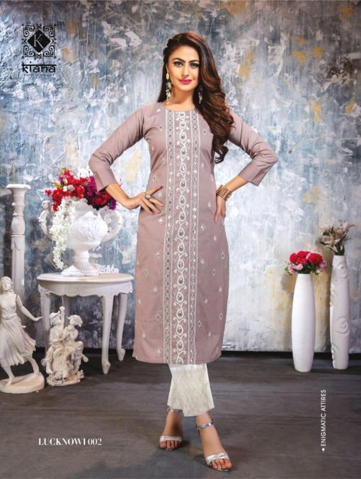 Kiana Lucknowi Kurti with Pant Wholesale Catalog 6 Pcs 22 510x676 - Kiana Lucknowi Kurti with Pant Wholesale Catalog 6 Pcs