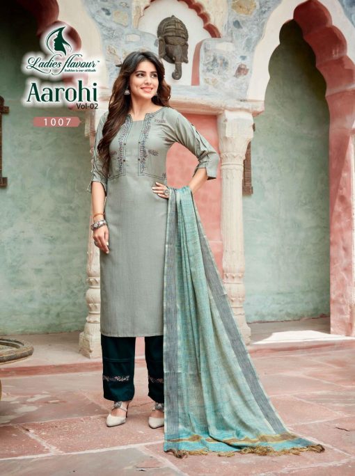 Ladies Flavour Aarohi Vol 2 Kurti with Bottom Dupatta Wholesale Catalog 8 Pcs 14 510x684 - Ladies Flavour Aarohi Vol 2 Kurti with Bottom Dupatta Wholesale Catalog 8 Pcs