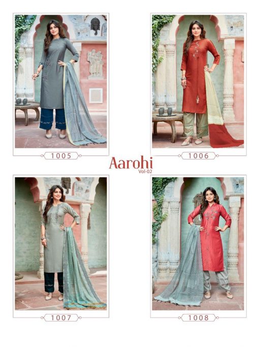 Ladies Flavour Aarohi Vol 2 Kurti with Bottom Dupatta Wholesale Catalog 8 Pcs 19 510x684 - Ladies Flavour Aarohi Vol 2 Kurti with Bottom Dupatta Wholesale Catalog 8 Pcs