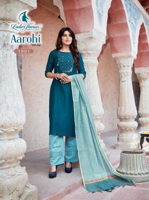 Ladies Flavour Aarohi Vol 2 Kurti with Bottom Dupatta Wholesale Catalog 8 Pcs 3 510x684 - Ladies Flavour Aarohi Vol 2 Kurti with Bottom Dupatta Wholesale Catalog 8 Pcs