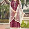 Ladies Flavour Lucknowi Kurti with Dupatta Bottom Wholesale Catalog 7 Pcs