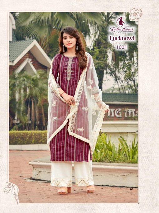 Ladies Flavour Lucknowi Kurti with Bottom Dupatta Wholesale Catalog 7 Pcs 3 510x684 - Ladies Flavour Lucknowi Kurti with Dupatta Bottom Wholesale Catalog 7 Pcs