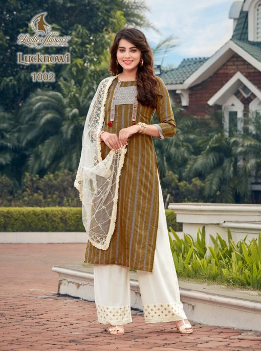 Ladies Flavour Lucknowi Kurti with Bottom Dupatta Wholesale Catalog 7 Pcs 5 510x684 - Ladies Flavour Lucknowi Kurti with Dupatta Bottom Wholesale Catalog 7 Pcs